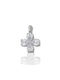 Mentzos White Gold Cross 14K