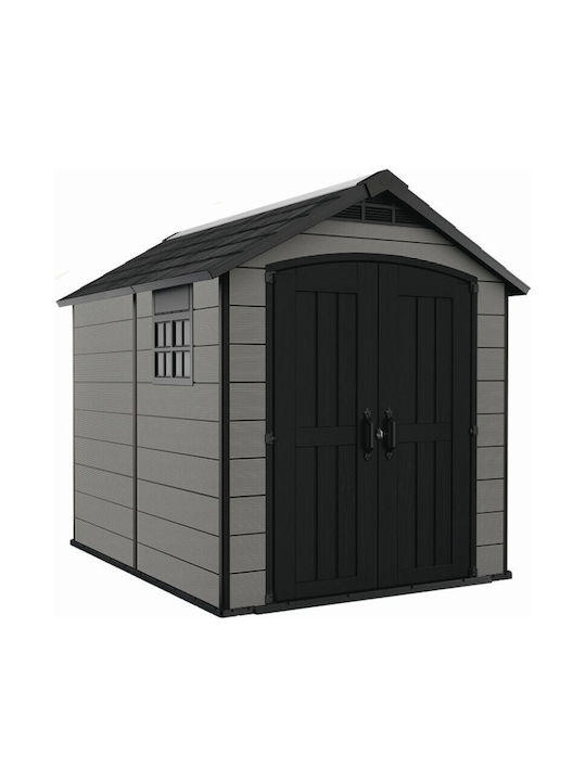 Plastic Garden Shed Premier 759 with Insulation 2.28xP2.87xH2.52m