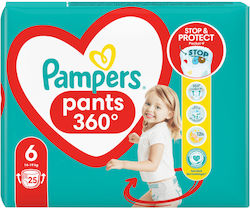 Pampers 360° No. 6 for 14-19kgkg 25pcs