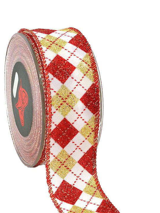 Kappa Decor Χριστουγεννιάτικη Лента Бял 1бр