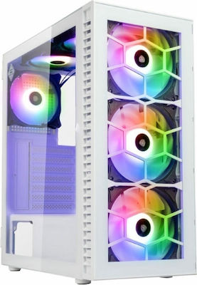 Vengeance Wolf-X5 White Kolink Edition Jocuri Desktop PC (Ryzen 5-5500/16GB DDR4/512GB SSD/GeForce GTX 1650/Fără OS)