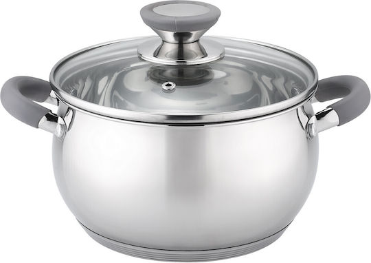 Voltz Deep Stainless Steel Pot 6lt / 24cm Voltz Deep Stainless Steel Pot 6lt / 24cm
