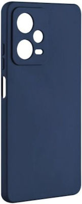 Matt Silicone Back Cover Blue (Redmi Note 12 Pro 5G)