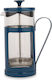 La Cafetière Filterkaffeemaschine Handbetrieb Rostfreier Stahl Blaue 1lt