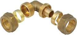 Pipe Elbow Fitting Brass ΟΡΙ1031