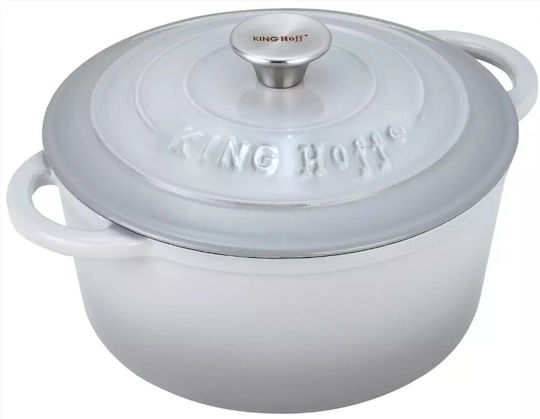 KING Hoff Tiefer Topf aus Gusseisen 2.4Es / 21cm