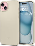 Spigen Thin Fit Umschlag Rückseite Kunststoff Beige (iPhone 15)