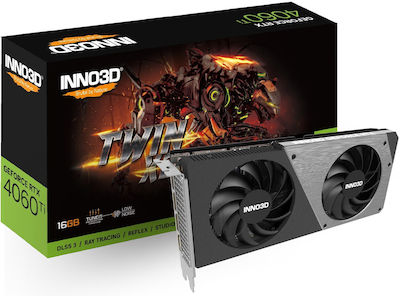 Inno 3D GeForce RTX 4060 Ti 16GB GDDR6 Twin X2 Κάρτα Γραφικών