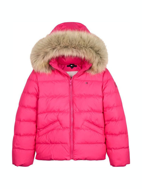 Kids' Casual Jacket Fuchsia Essential