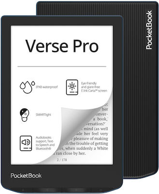 Pocketbook Verse Pro cu Ecran Tactil 6" (16GB) Albastru