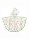 Waterproof Kids' Casual Jacket Short with Hood Green
