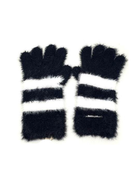 Twinset Knitted Kids Gloves Black
