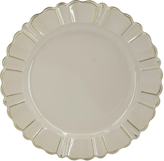 Artekko Servierplatte Oval Kunststoff Beige 1Stück