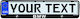Car License Plate Frame Plastic 13.5 x 13.5cm Black 1pcs