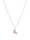 Marea Silver Chain Kids Necklaces Unicorn D03007/AX