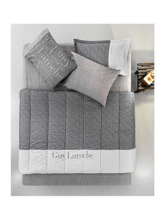 Guy Laroche Πάπλωμα Υπέρδιπλο 220x240εκ. Symbol Grey