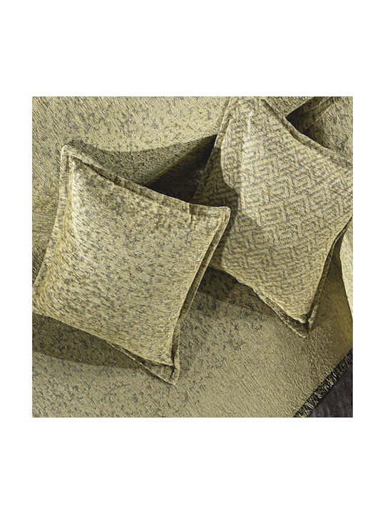 Guy Laroche Decorative Pillow Case from 100% Cotton Olive 50x50cm.