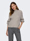 Only Damen Langarm Pullover Gray