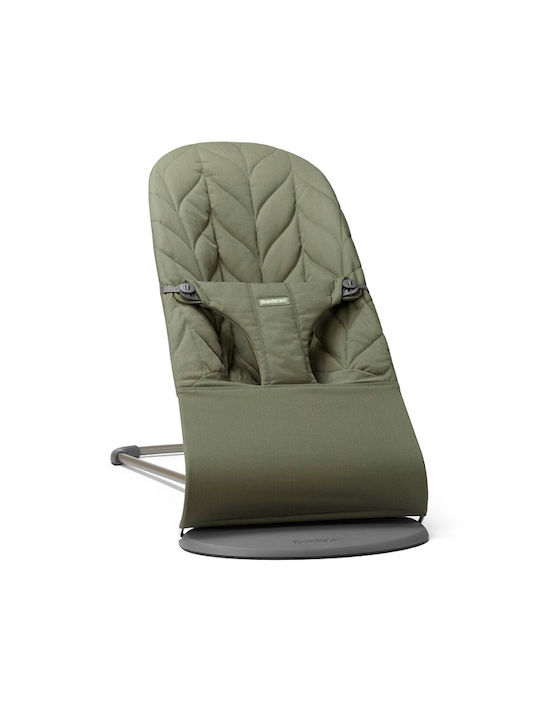 BabyBjorn Χειροκίνητο Relax Μωρού Bliss Petals Dark Green 2 σε 1 για Παιδί έως 13kg