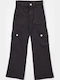 Kinder Schlaghose Jeans Schwarz