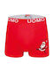 Uomo Herren Boxershorts Rot 1Packung