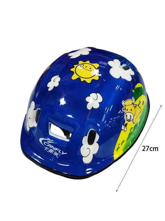Kids' City Bike Helmet Blue