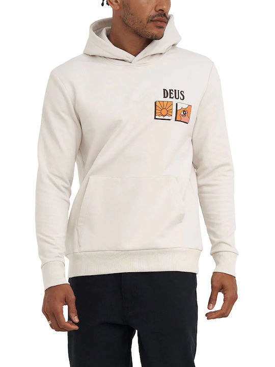 Deus Ex Machina Men's Sweatshirt with Hood White
