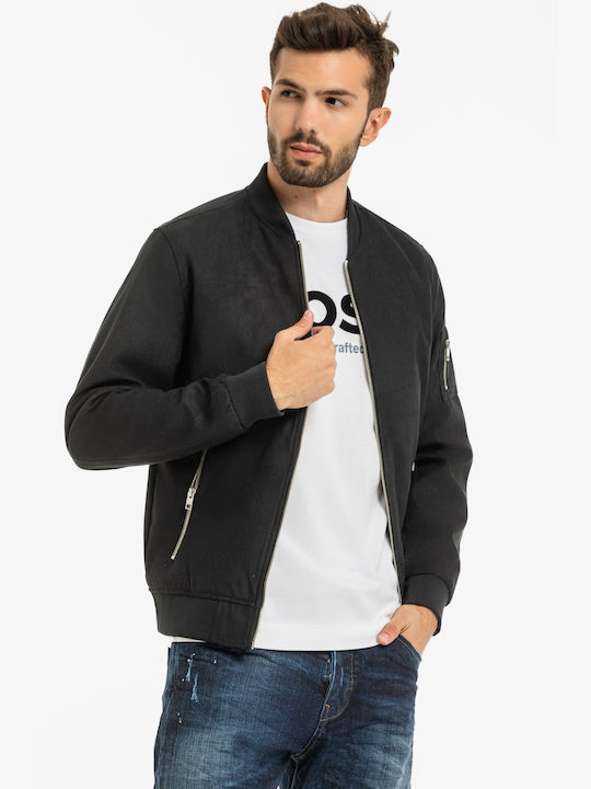 Jack & Jones Ανδρικό Μπουφάν Μαύρο