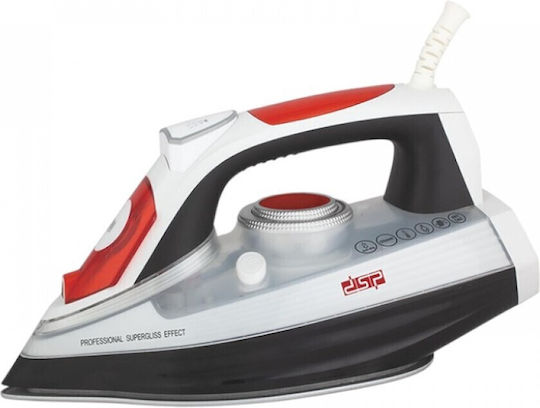DSP Σίδερο Ατμού 2200W με Κεραμική Πλάκα και Συνεχόμενη Παροχή Ατμού 15gr/min White