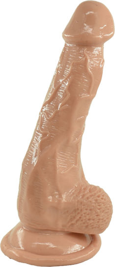 Passion Labs Realistisches Dildo mit Hoden und Saugnapf Fleisch 16cm