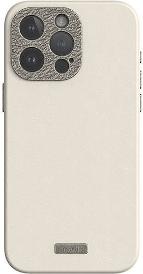 Moshi Napa Brieftasche Leder Gray (iPhone 15 Pro)