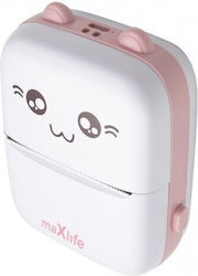 Maxlife MXTP-100 Zink Εκτυπωτής για Φωτογραφίες με Bluetooth