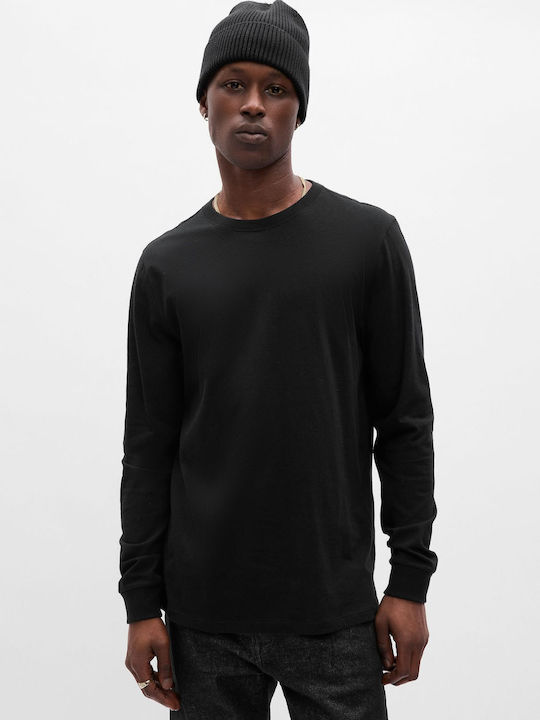 GAP Everyday Soft Men's Long Sleeve Blouse Black