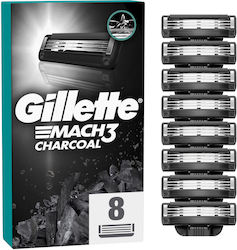 Gillette Mach Ανταλλακτικές Κεφαλές με 3 Λεπίδες 8τμχ 8700216331524