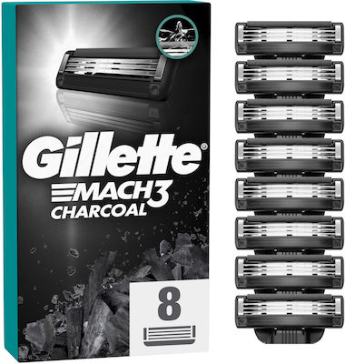 Gillette Mach Replacement Heads with 3 Blades 8pcs 8700216331524