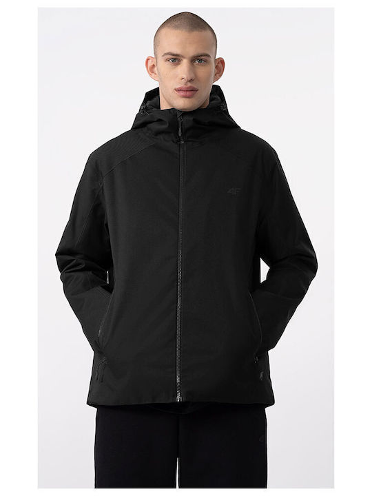 4F Sportliche Herrenjacke Schwarz