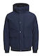 Jack & Jones Men's Winter Bomber Jacket Navy Blue