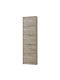Gyda Wooden Shoe Organizer Gray 60x20x182.5cm