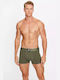 Herren Boxershorts Khaki 3Packung