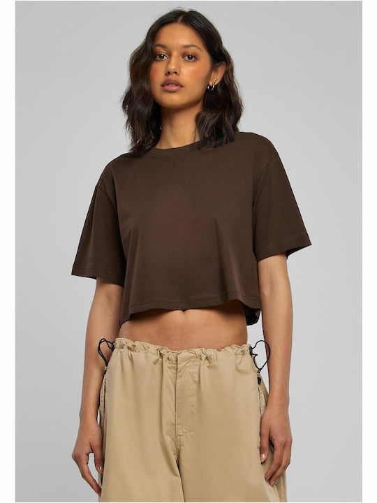 Urban Classics Women's Oversized T-shirt Brown