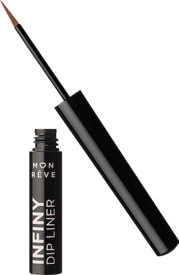 Mon Reve Infiny Dip Waterproof Eye Liner Real Brown 2ml