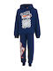 Kids Sweatpants Set Blue 2pcs Destroy