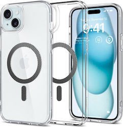 Spigen Ultra Hybrid MagFit Back Cover Πλαστικό / Σιλικόνης Carbon Fiber (iPhone 15 Plus)