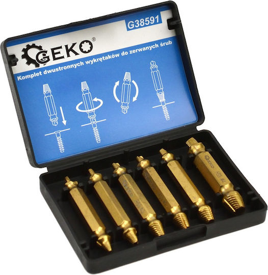 Geko Puller Set for Screws 6pcs