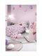 Saint Clair Set Kids Duvet Cover Single with Pillowcase Cotton Fuchsia 165x225cm