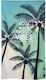 Aquawave Beach Towel Blue 150x80cm.