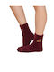 Noidinotte Women's Socks Burgundy