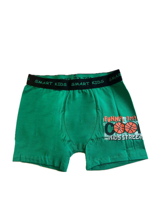 Berrak Kinder Boxershorts Grün 1Stück