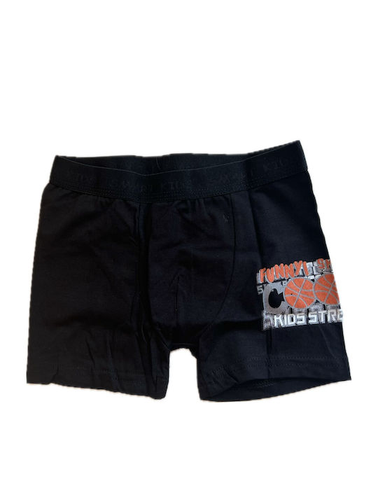 Berrak Kinder-Boxershorts Schwarz