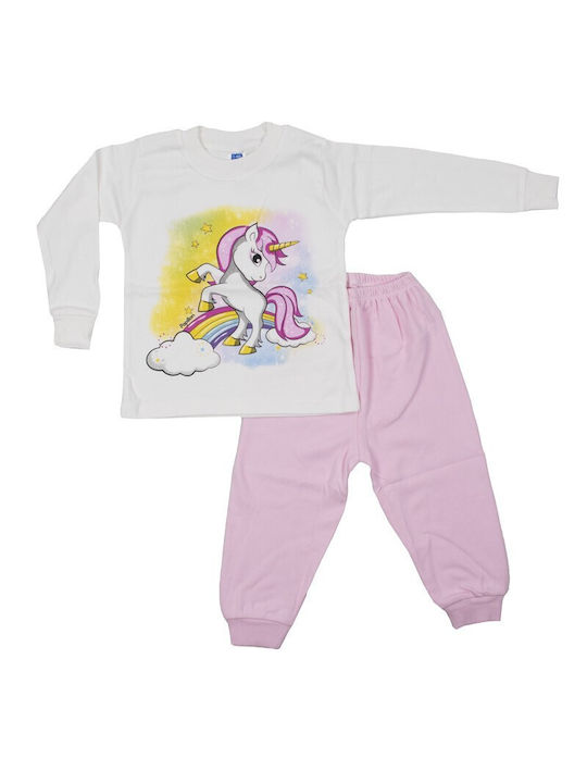 Papillon Kids Pijama pentru copii De bumbac Roz